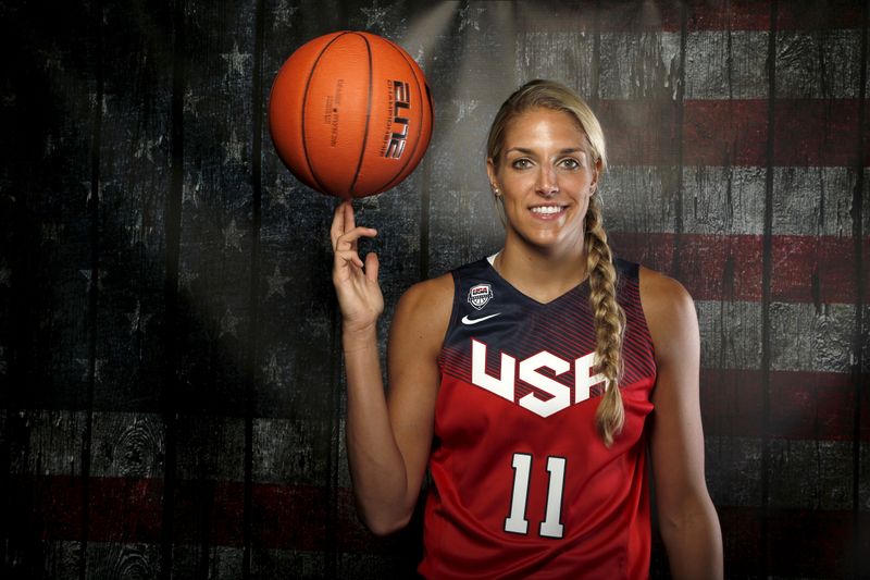 FILE PHOTO: Basketball player Elena Delle Donne poses for a