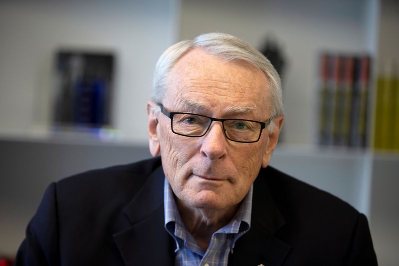 International Olympic Committee (IOC) member Dick Pound poses in his