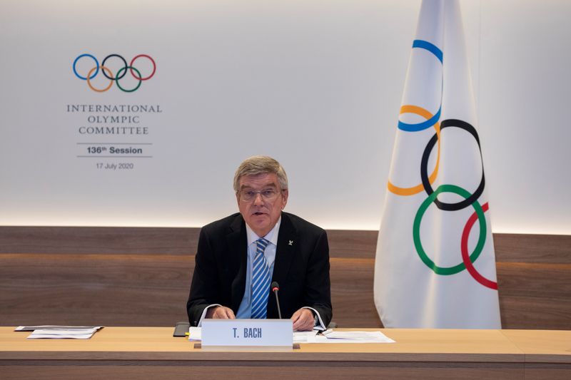 IOC President Bach hosts the first ever remote IOC Session