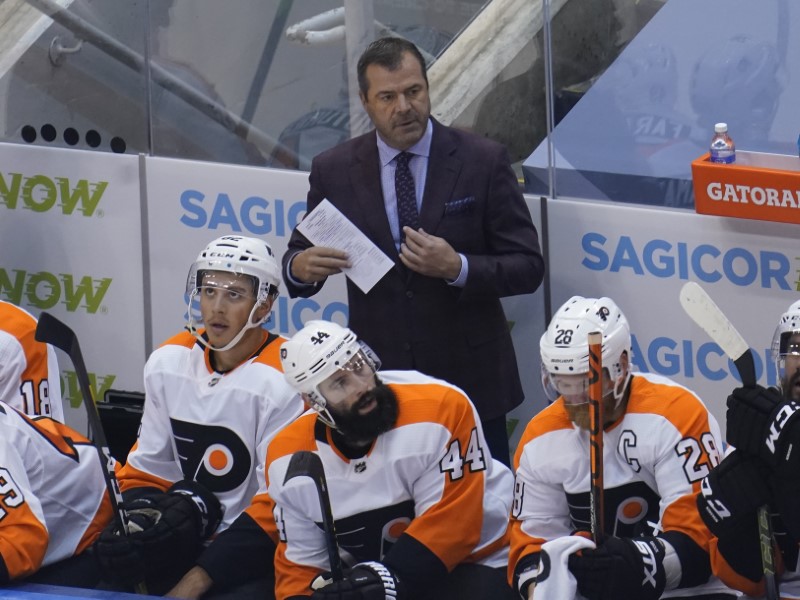 NHL: Eastern Conference Qualifications-Philadelphia Flyers at Tampa Bay Lightning