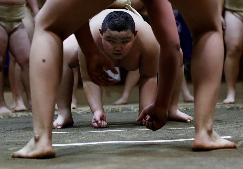 The Wider Image: Meet Kyuta: the 10-year-old, 85-kilo sumo in