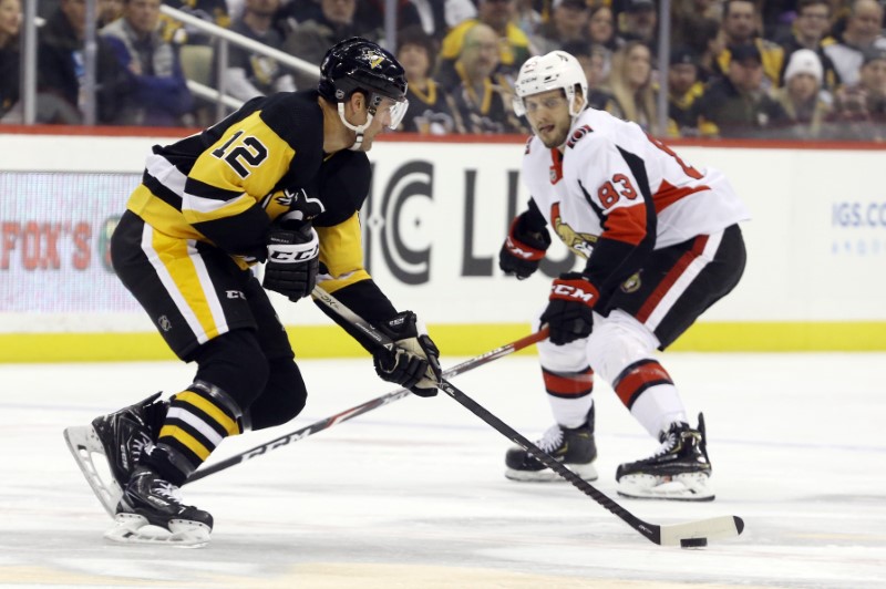 NHL: Ottawa Senators at Pittsburgh Penguins