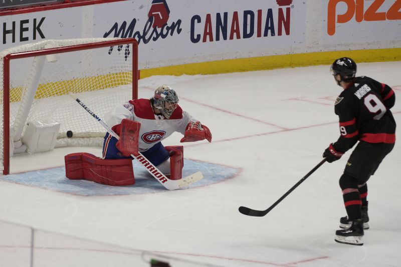 NHL: Montreal Canadiens at Ottawa Senators