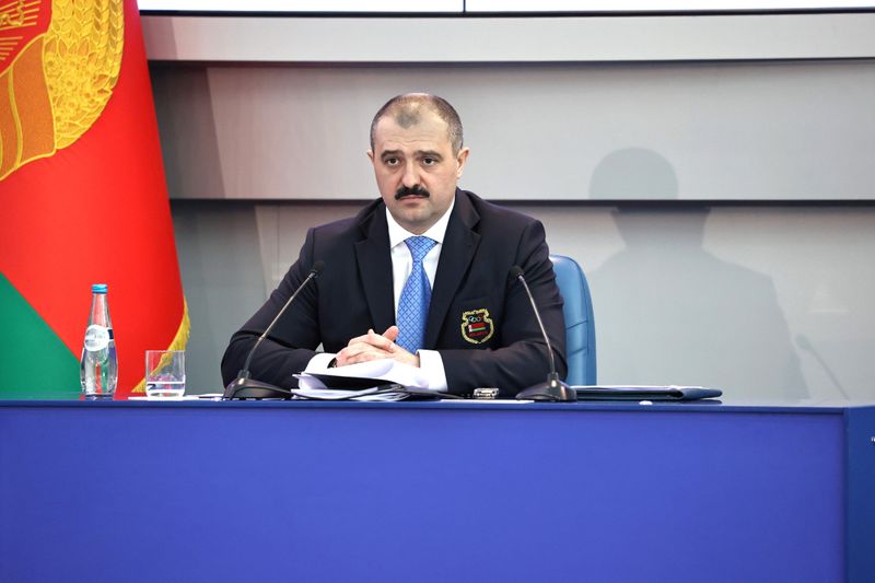 FILE PHOTO: Newly-appointed head of the Belarusian Olympic Committee Viktor