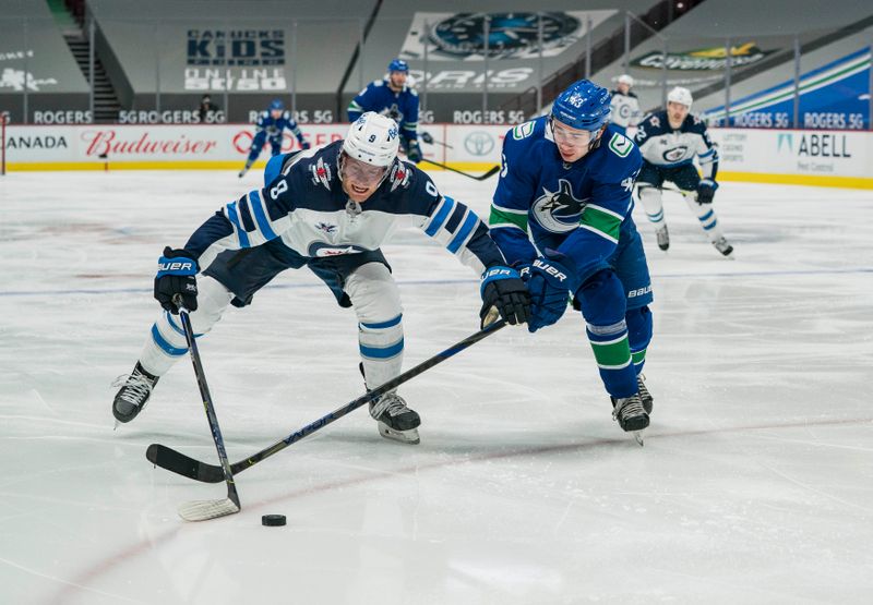 NHL: Winnipeg Jets at Vancouver Canucks