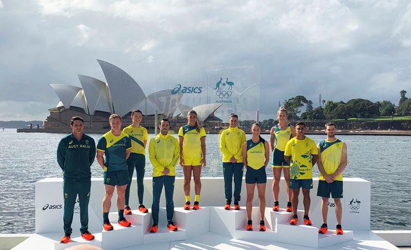 Australia unveils team uniforms for Tokyo Olympics
