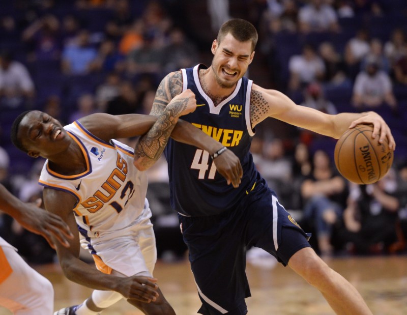 NBA: Preseason-Denver Nuggets at Phoenix Suns