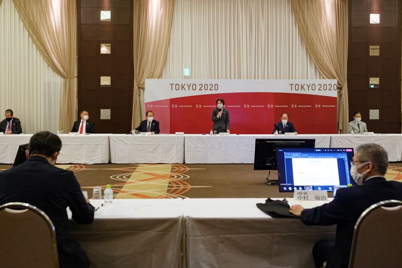 Tokyo 2020 executive board meeting in Tokyo