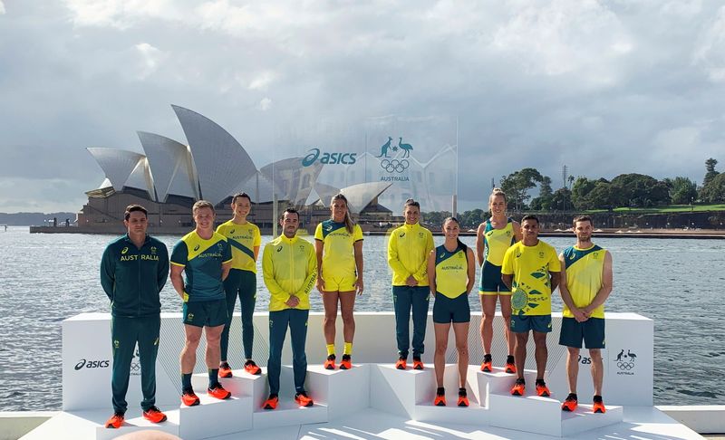 FILE PHOTO: Australia unveils team uniforms for Tokyo Olympics
