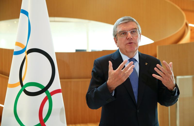 FILE PHOTO: Interview with IOC President Bach