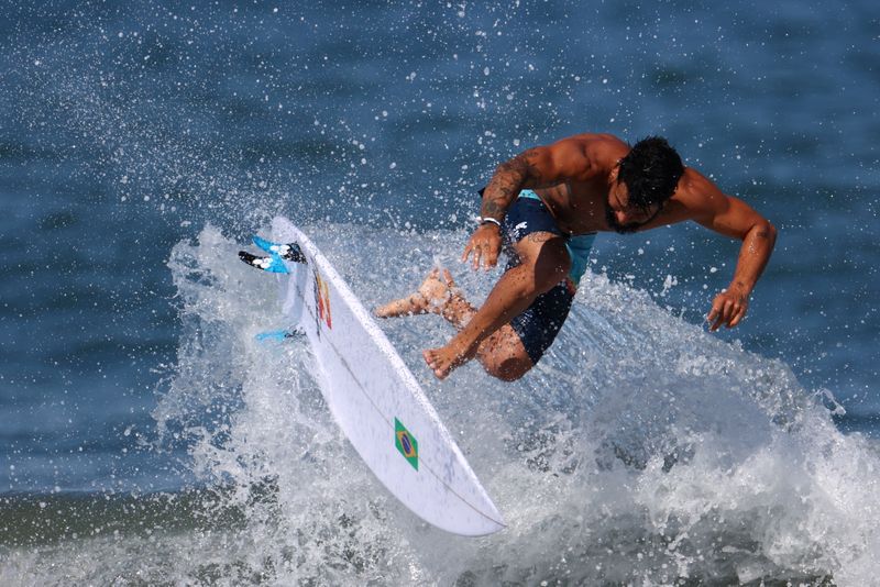 FILE PHOTO: Tokyo 2020 Olympics – Surfing Training Session