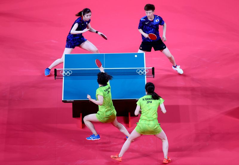 Tokyo 2020 Olympics – Table Tennis Training