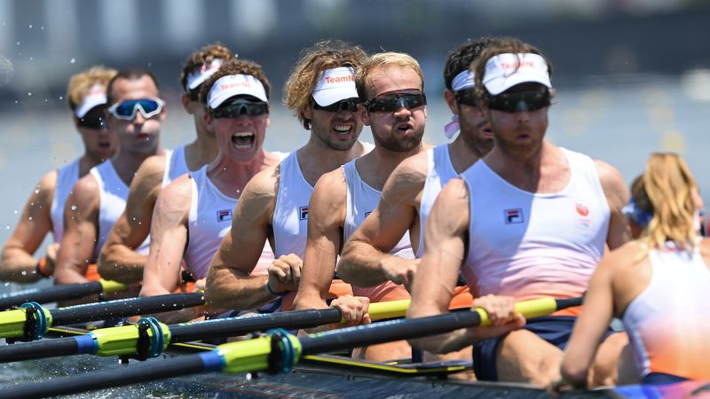 Rowing – Men’s Eight – Heats