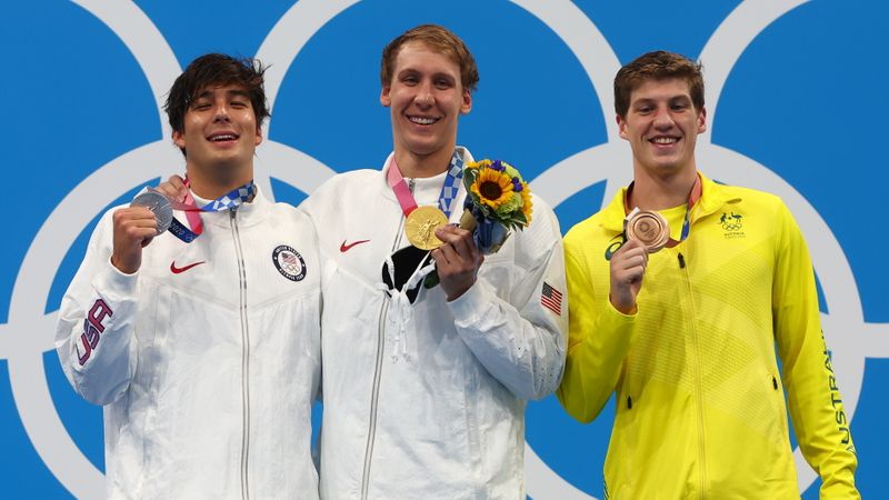 Swimming – Men’s 400m Individual Medley – Medal Ceremony