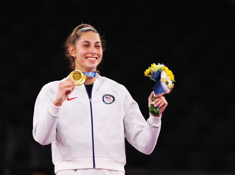 Taekwondo – Women’s Featherweight 49-57kg – Medal Ceremony