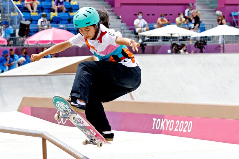 Olympics: Skateboarding-July 26