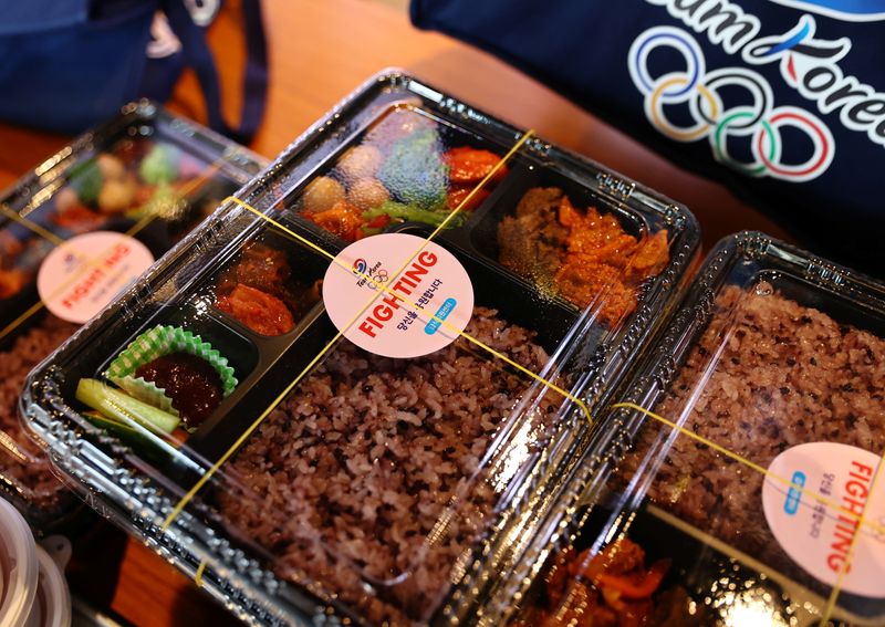 Boxed meals for South Korean athletes for Tokyo 2020 Olympic