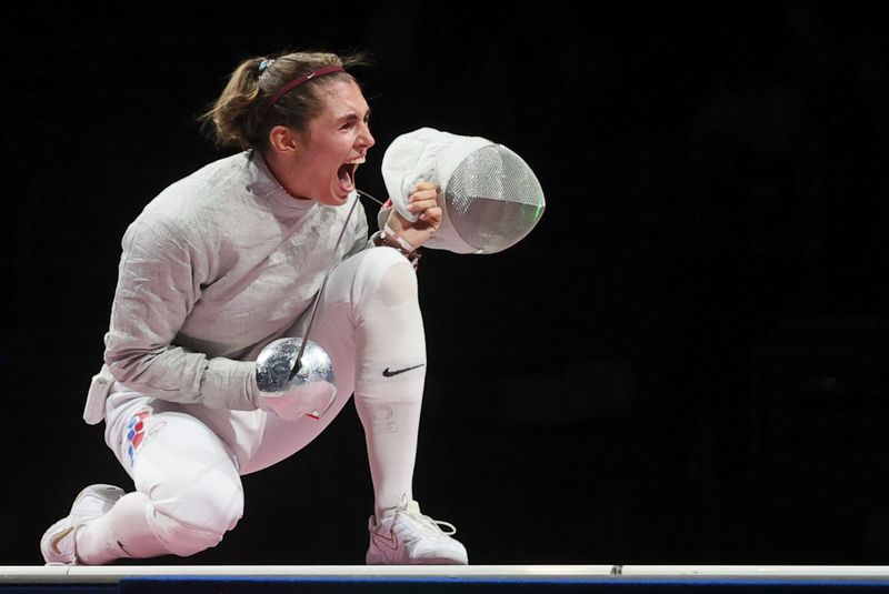 Fencing – Women’s Individual Sabre – Gold medal match