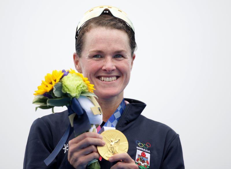 Triathlon – Women’s Olympic Distance – Medal Ceremony