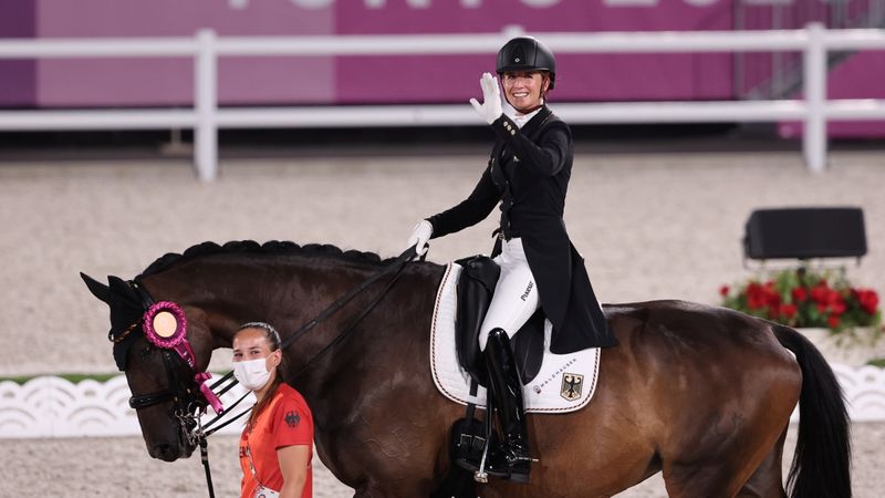Equestrian – Dressage – Team – Medal Ceremony