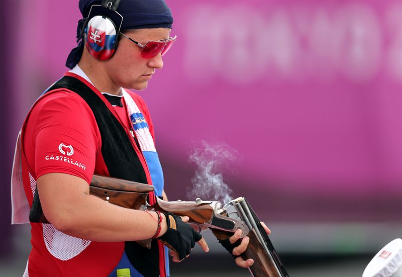 Shooting – Women’s Trap – Qualification Day 1