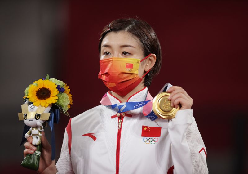 Table Tennis – Women’s Singles – Medal Ceremony