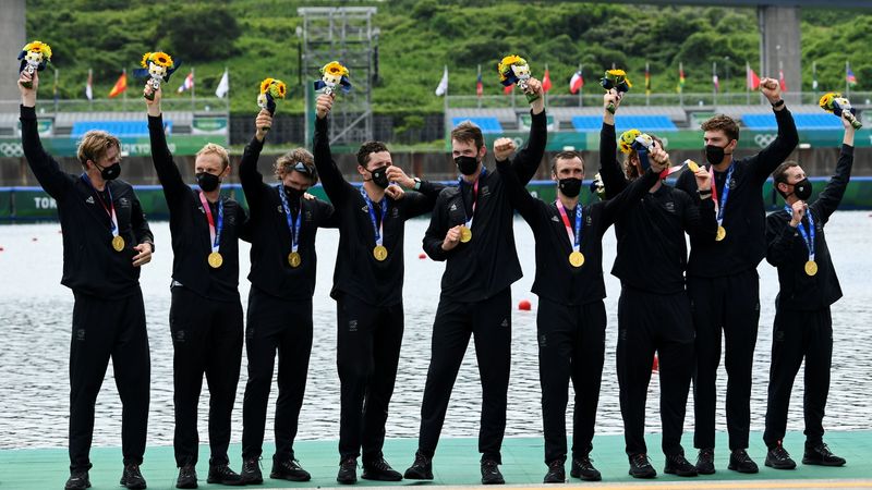 Rowing – Men’s Eight – Medal Ceremony