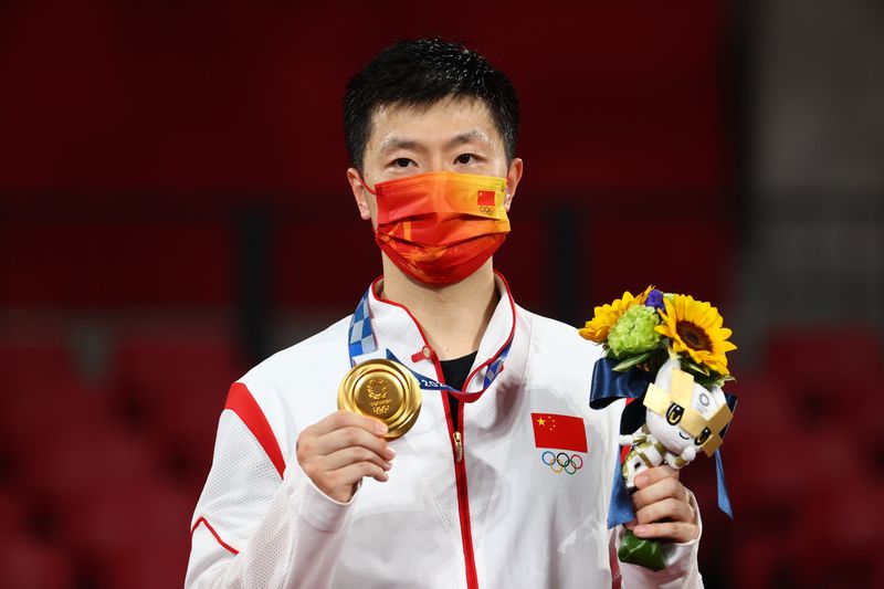 Table Tennis – Men’s Singles – Medal Ceremony