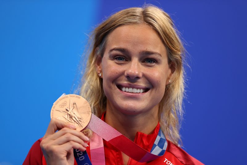 Swimming – Women’s 50m Freestyle – Medal Ceremony