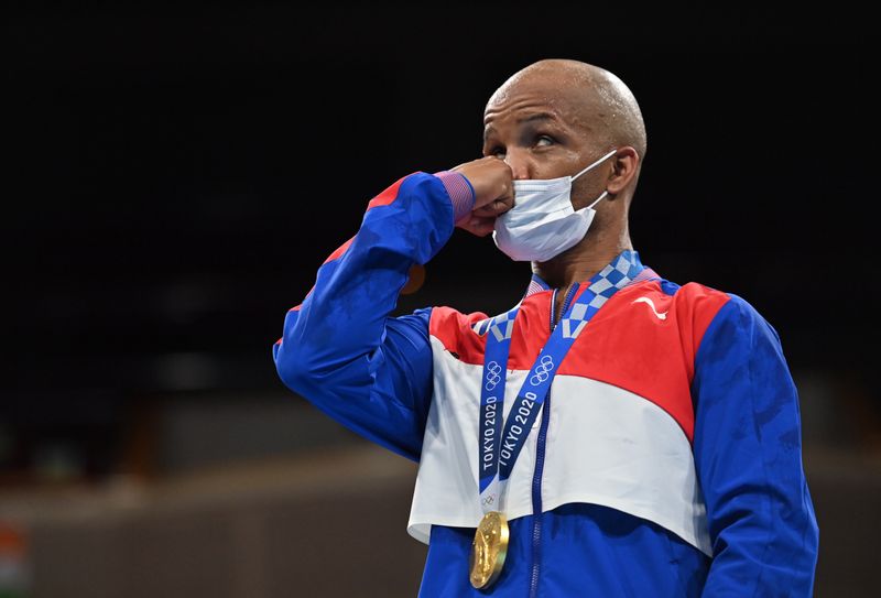 Boxing – Men’s Welterweight – Medal Ceremony