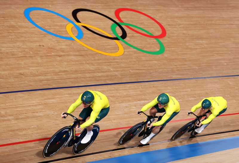 Cycling – Track – Men’s Team Sprint – Qualification