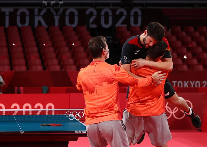 Table Tennis – Men’s Team – Semifinal