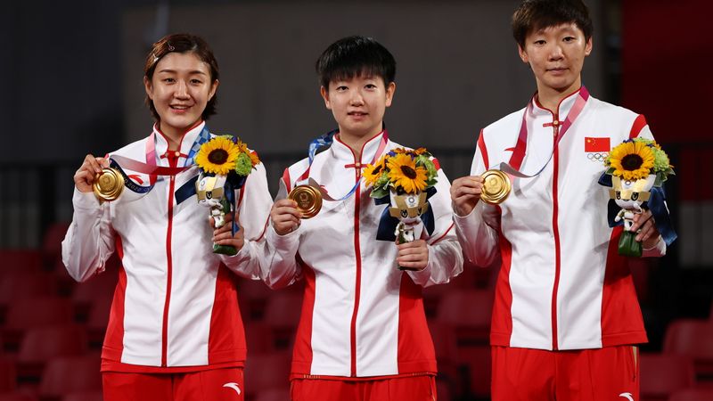 Table Tennis – Women’s Team – Medal Ceremony