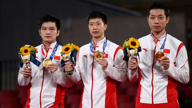Table Tennis – Men’s Team – Medal Ceremony