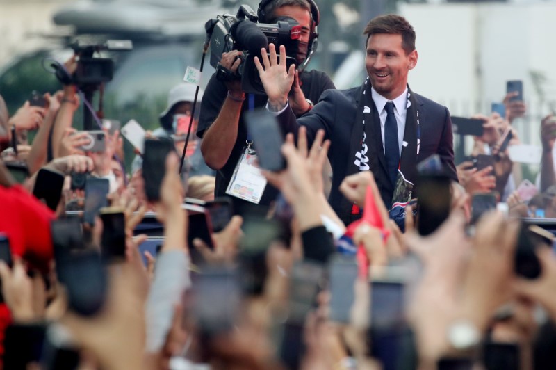 Lionel Messi Press Conference after signing for Paris St Germain