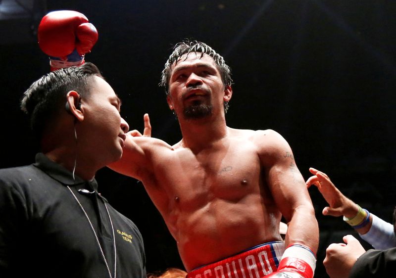 FILE PHOTO: Boxing – WBA Welterweight Title Fight – Manny