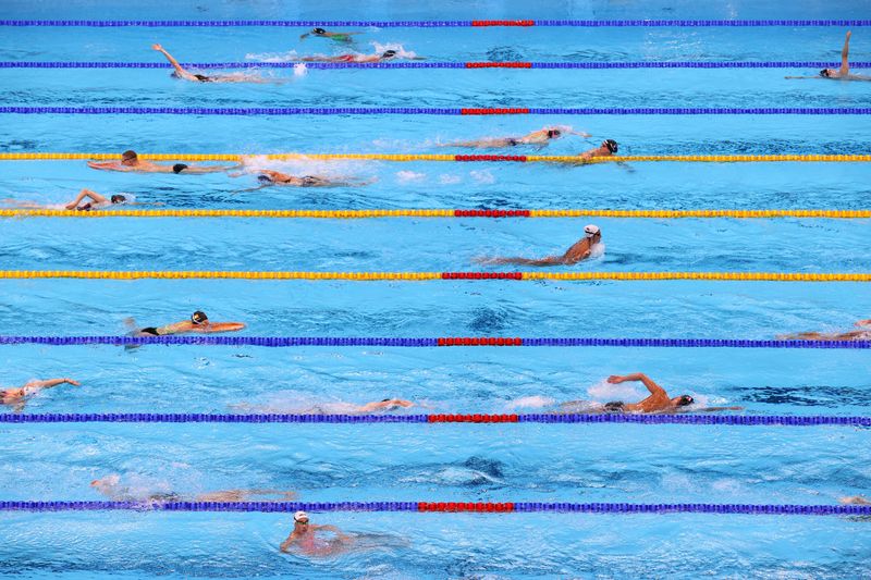 Swimming – Men’s 100m Backstroke – Heats