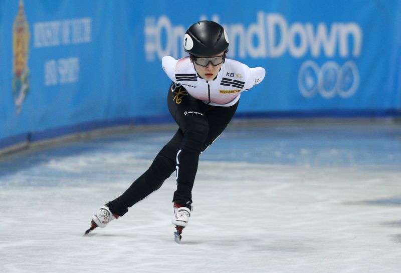 FILE PHOTO: ISU World Short Track Speed Skating Championships
