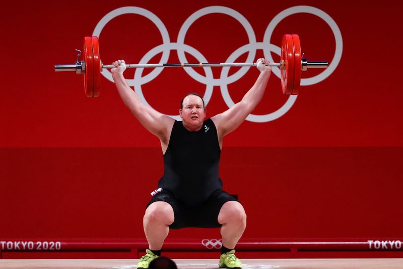 FILE PHOTO: Weightlifting – Women’s +87kg – Group A