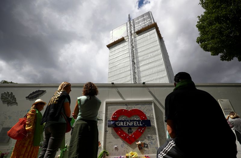 FILE PHOTO: Third anniversary of the Grenfell Tower fire in