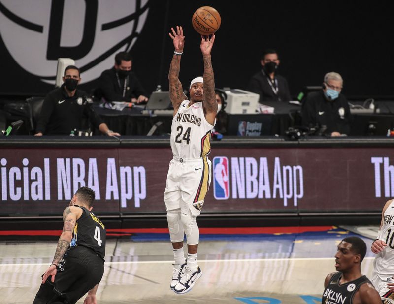 FILE PHOTO: NBA: New Orleans Pelicans at Brooklyn Nets