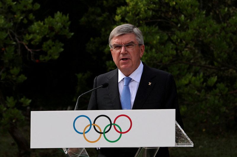 FILE PHOTO: President of the International Olympic Committee (IOC) Thomas