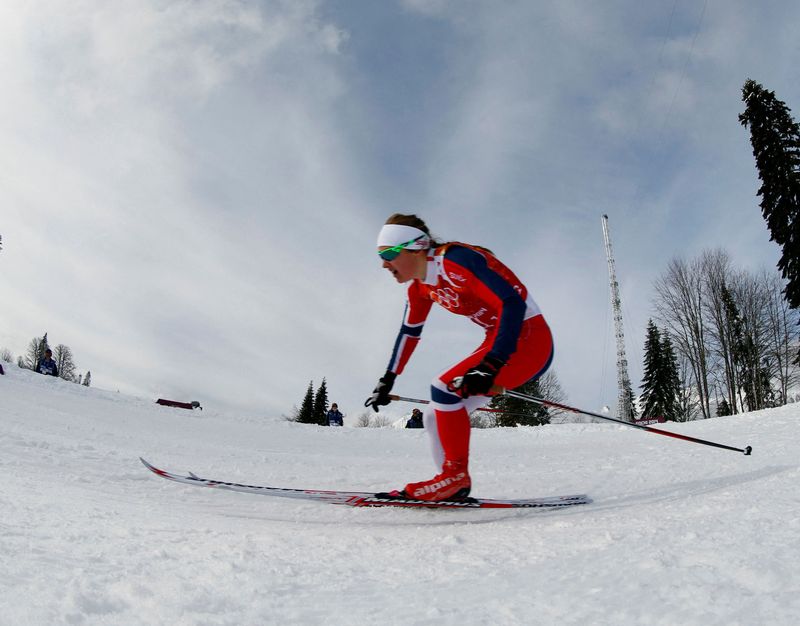 FILE PHOTO: Norway’s Ingvild Flugstad Oestberg competes in the women’s