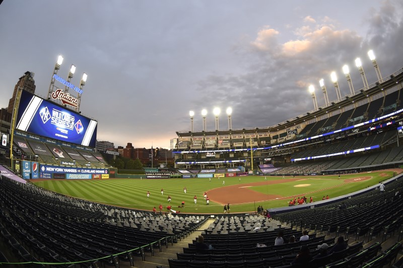 FILE PHOTO: MLB: Wild Card-New York Yankees at Cleveland Indians