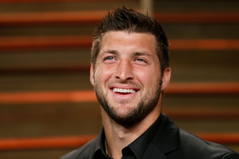 FILE PHOTO: Former NFL player Tim Tebow arrives at the
