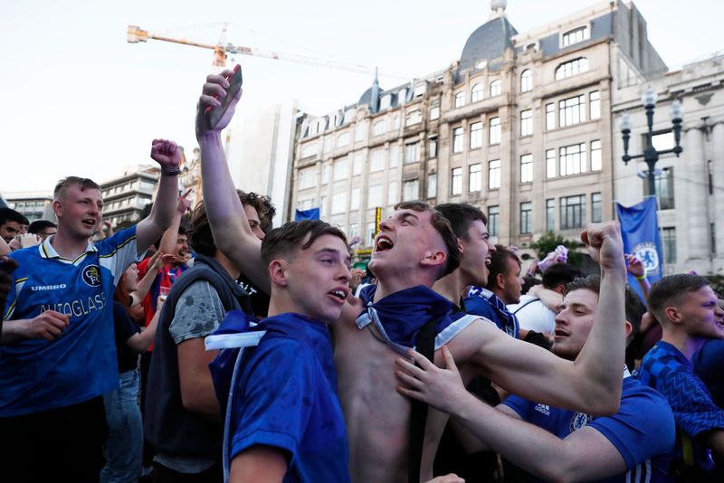 Champions League – Fans in Porto ahead of the Champions