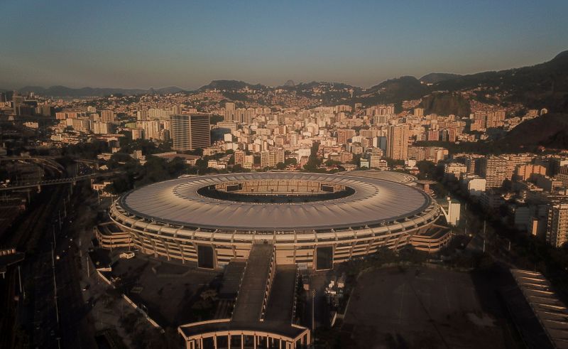 FILE PHOTO: A general view of the Maracana Stadium in