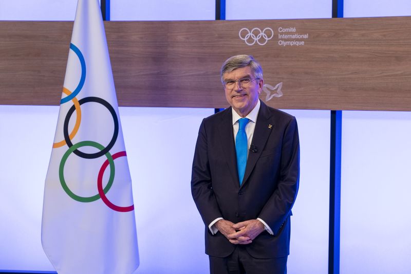 IOC President Bach announces the  IOC Refugee Team members