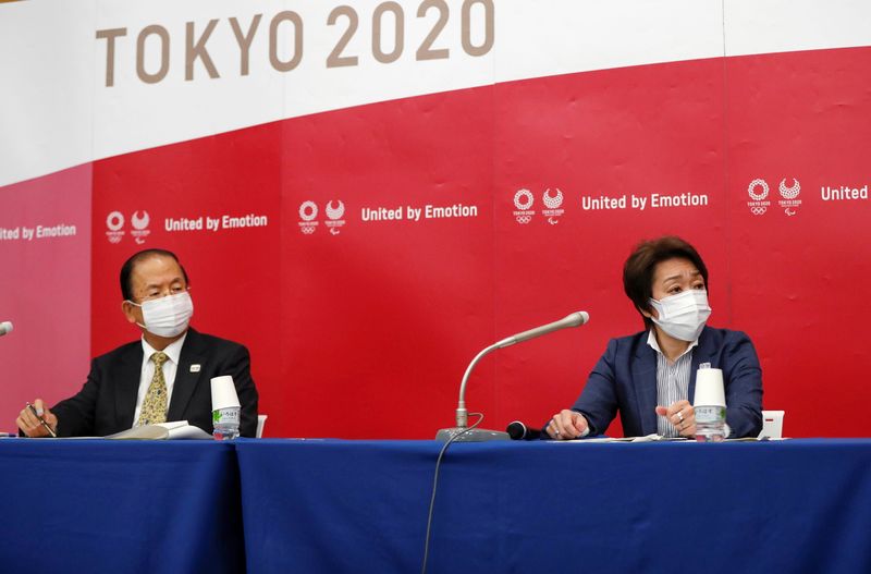 Tokyo 2020 Olympics Organising Committee President Seiko Hashimoto and CEO