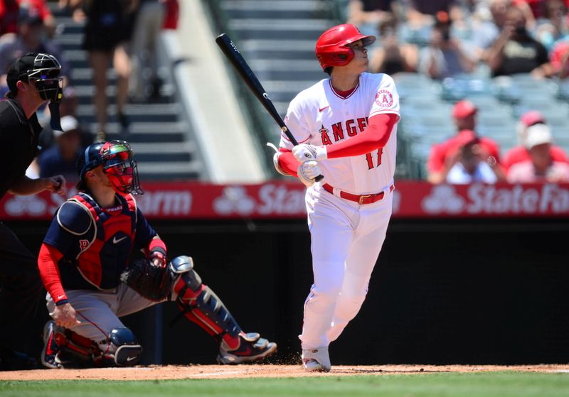 FILE PHOTO: MLB: Boston Red Sox at Los Angeles Angels